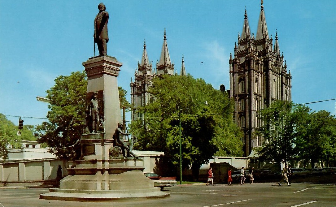 Salt Lake City, Brigham Young Monument (Utah, USA)