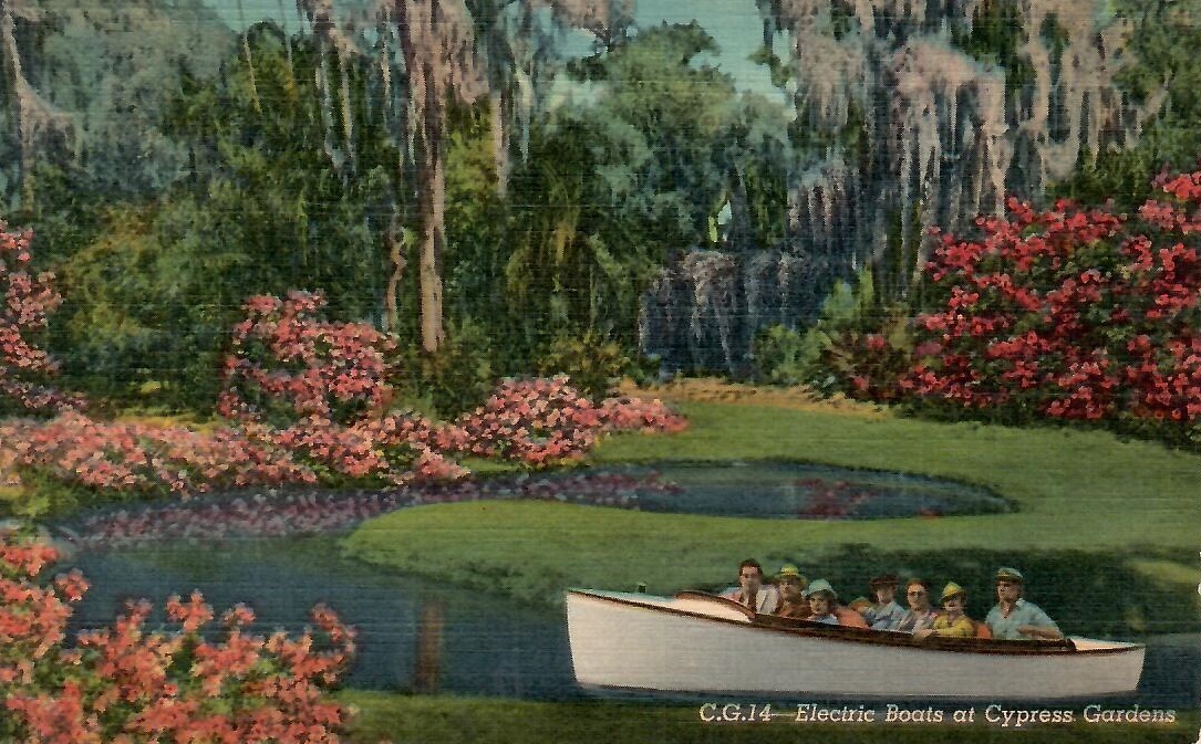 Electric Boats at Cypress Gardens (Florida, USA)