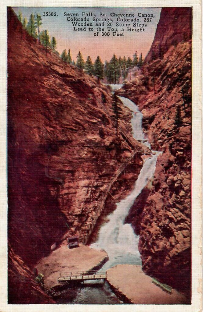 Colorado Springs, So. Cheyenne Canon, Seven Falls (USA)