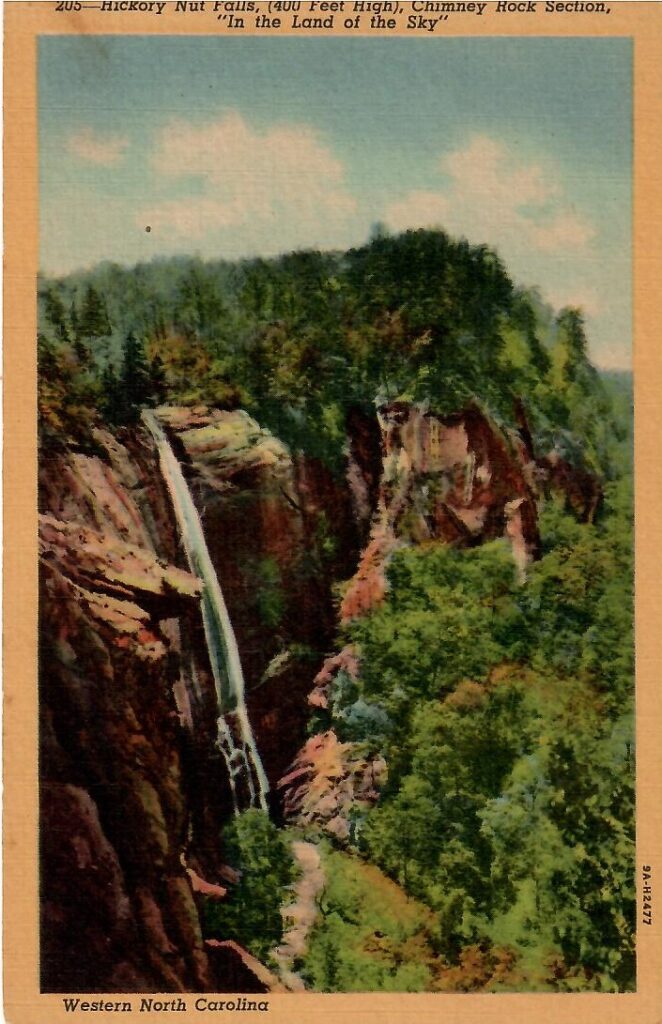 Hickory Nut Gorge, Chimney Rock, Hickory Nut Falls (North Carolina, USA)