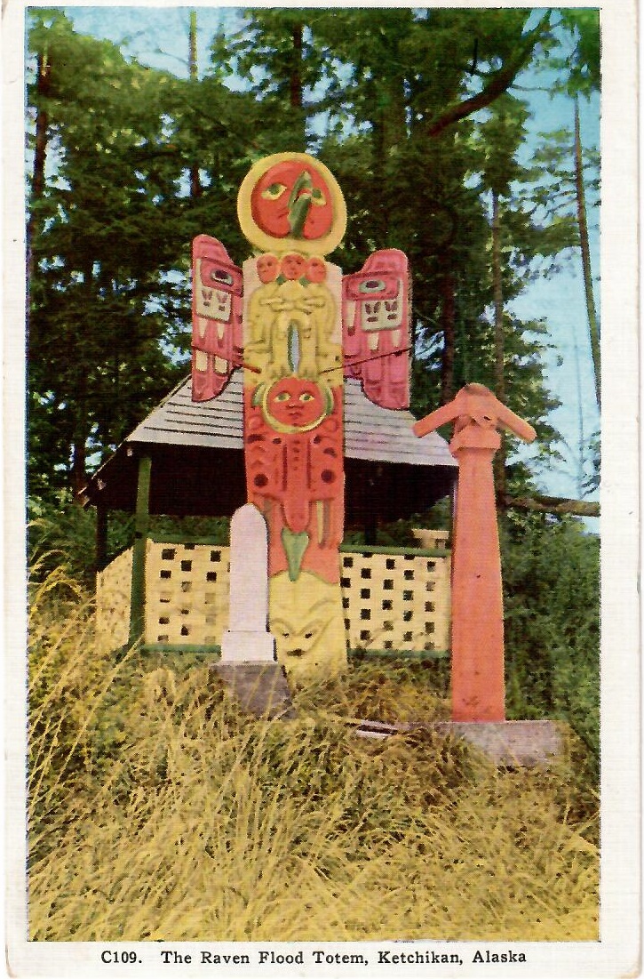 The Raven Flood Totem, Ketchikan (Alaska)