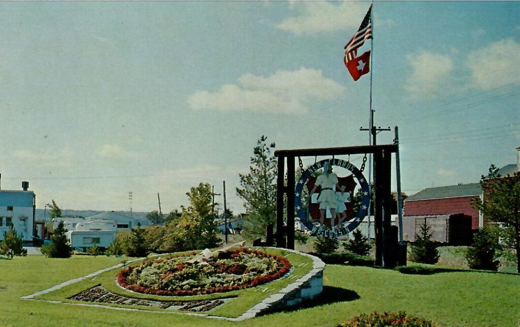 New Glarus, Floral Clock (Wisconsin, USA)