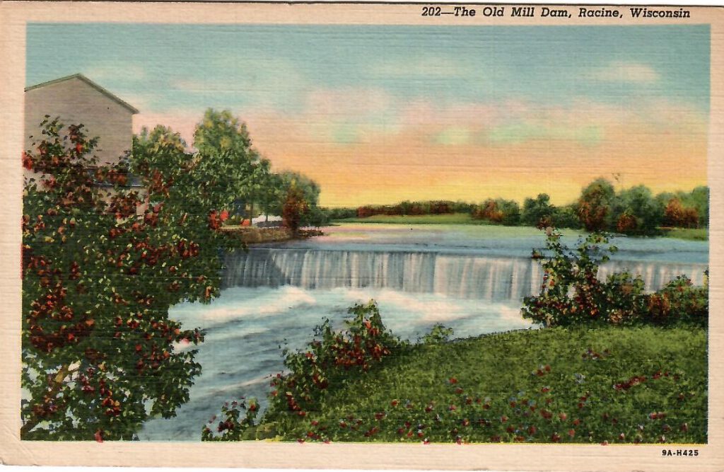 Racine, The Old Mill Dam (Wisconsin, USA)