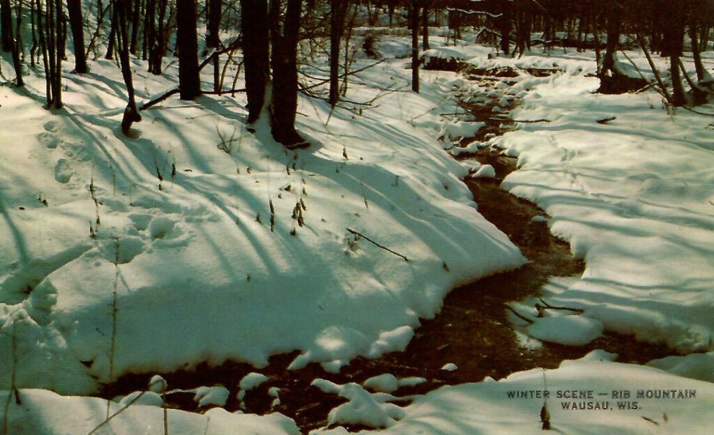 Wausau, Winter Scene – Rib Mountain