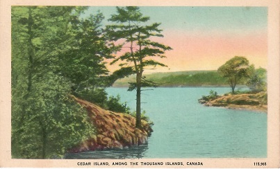 Cedar Island, among the Thousand Islands