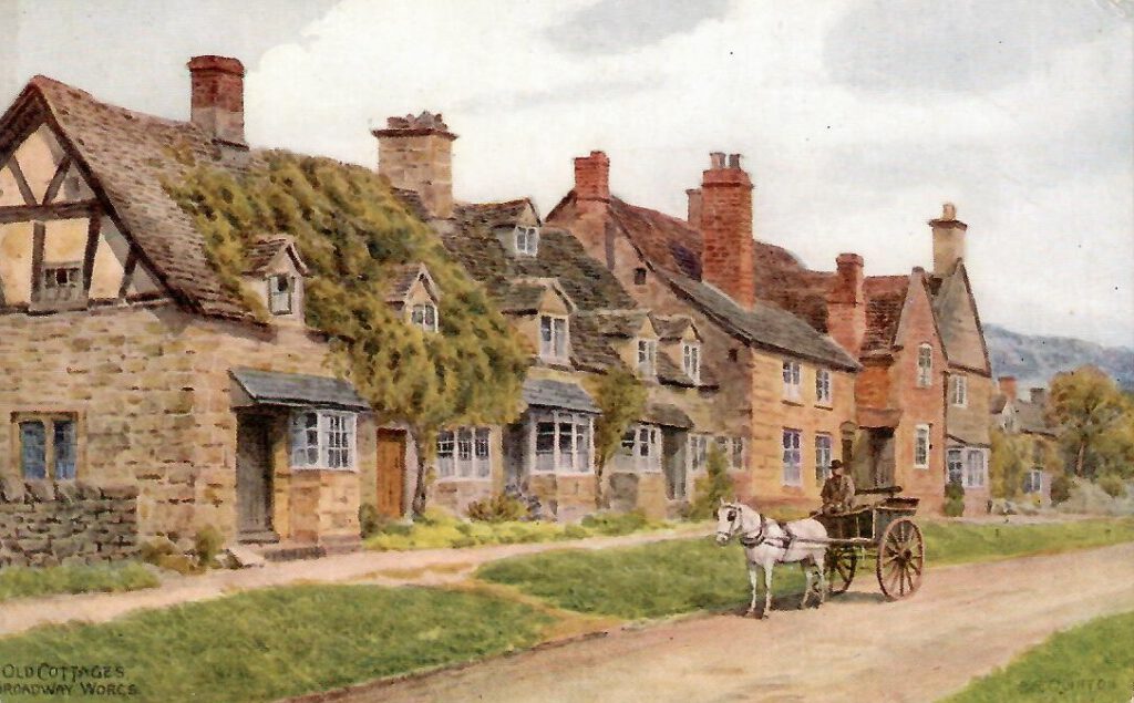 Broadway Worcs, Old Cottages