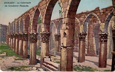 Baalbek, La Colonnade de l’ancienne Mosquee
