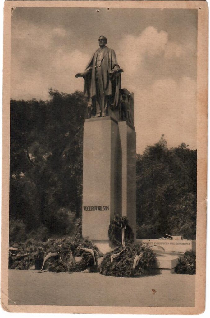 Prague, Woodrow Wilson Monument (Czech Republic)
