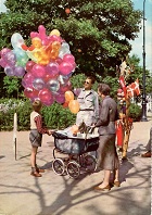 Copenhagen, Balloon Seller in Tivoli