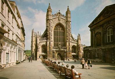 Avon, West Front of Bath Abbey