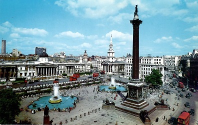 London, Trafalgar Square & Nelson’s Column