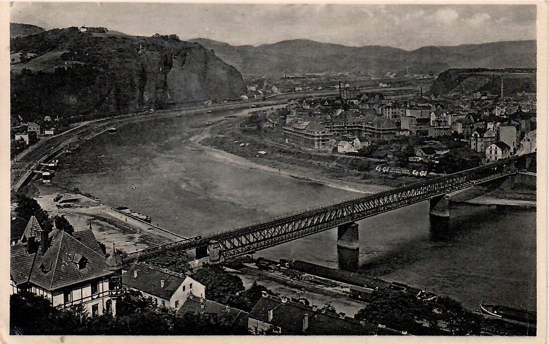 Usti nad Ladem, Strekov, bridge (Czech)