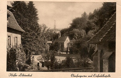 Kloster Lichtenthal, Claufurgarten und Einfiedelkapelle