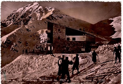 Oropa, Albergo Miramonti e Monte Mucrone