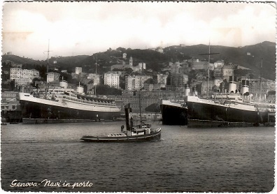 Genova, Navi in porto