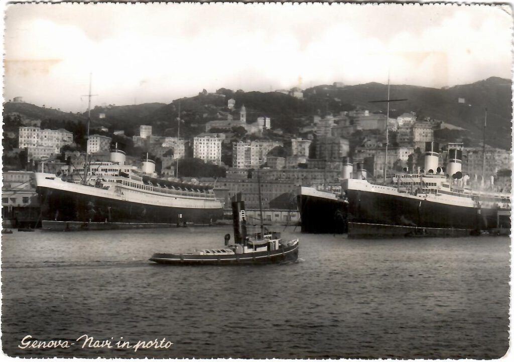 Genova, Navi in porto (Italy)