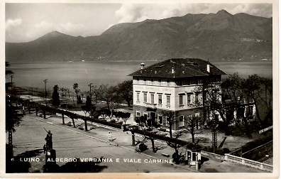 Luino, Albergo Verbiana e Viale Carmine