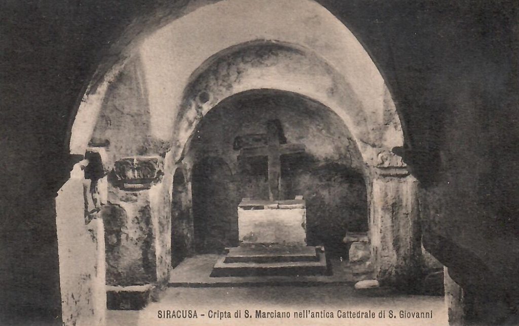 Siracusa, Cripta di S. Marciano nell’antica Cattedrale di S. Giovanni (Italy)