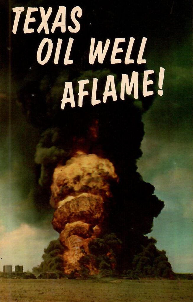 Texas Oil Well Aflame! (USA)