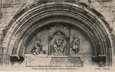 Cosne-sur-Loire (Nievre) – Portall de l’Eglise Notre-Dame – du  Pre