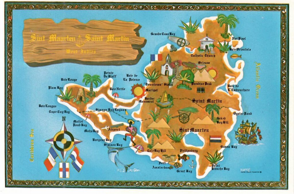 Sint Maarten / Saint Marten Map
