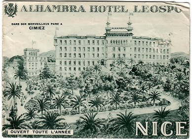 Alhambra Hotel Leospo, Nice (France)