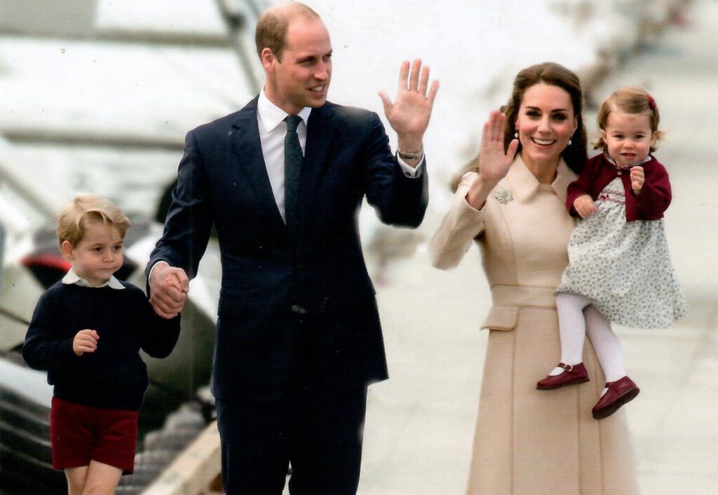 Duke and Duchess of Cambridge and family in Canada