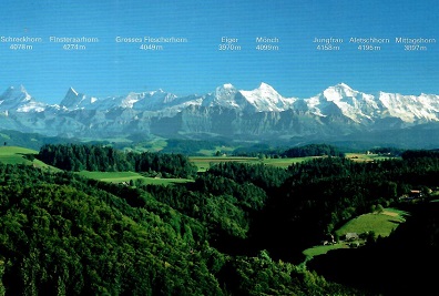 Emmental mountain range