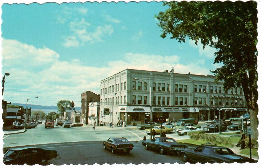 Burlington, Main Street and St. Paul Street (Vermont, USA)