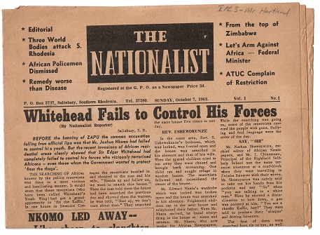 The Nationalist (Southern Rhodesia) (7 October 1962)