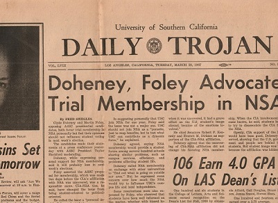 University of Southern California Daily Trojan (Los Angeles) (28 March 1967)