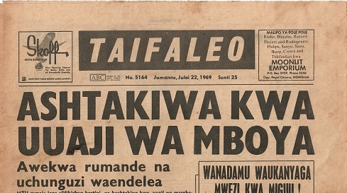 Taifa Leo (Nairobi) (22 July 1969)
