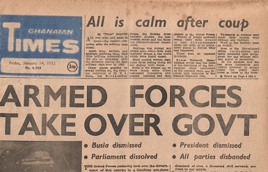 Ghanaian Times, Accra (14 January 1972)