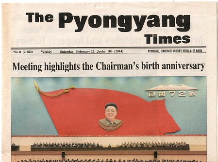 The Pyongyang Times (DPR Korea) (22 February 2014)