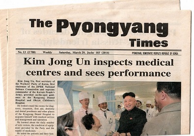 The Pyongyang Times (DPR Korea) (29 March 2014)