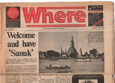 Where – Your free guide to Thailand (16-22 February 1979)