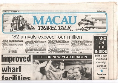 Macau Travel Talk (March 1983)