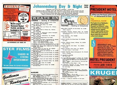 Johannesburg Day & Night (June 1975)
