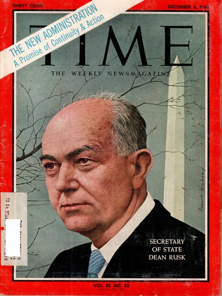 TIME Magazine (6 December 1963) (USA)