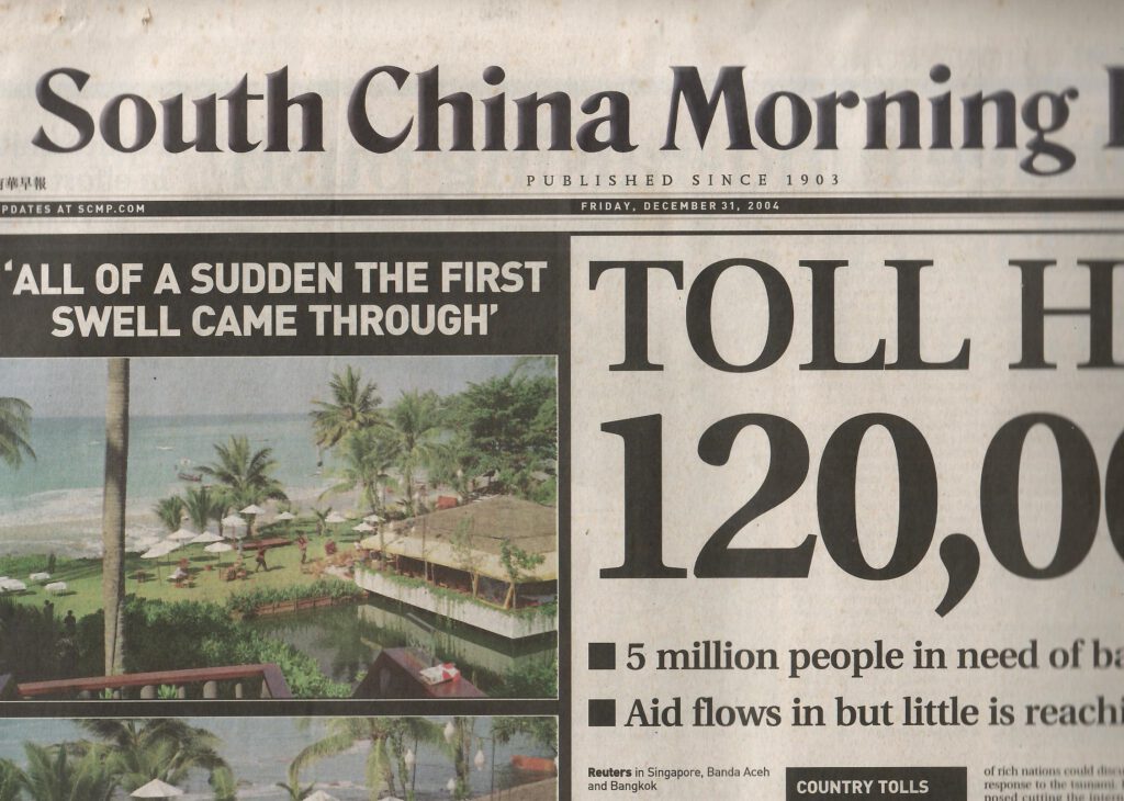 South China Morning Post (Hong Kong) (31 December 2004)