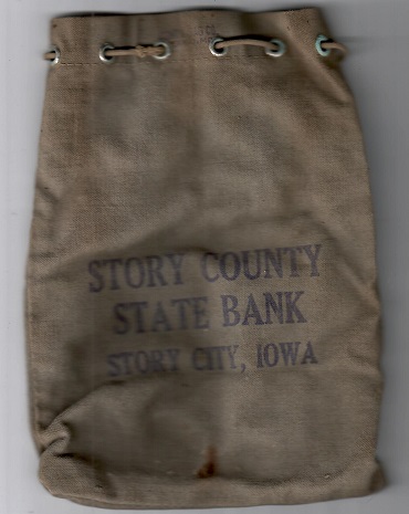 Story County State Bank – cash bag
