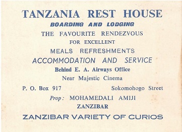 Tanzania Rest House, Zanzibar (Tanzania)