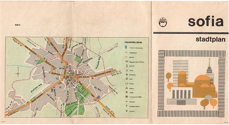 Sofia – Stadtplan (Bulgaria) – map