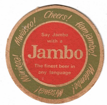 Jambo Beer (Kenya) – coaster