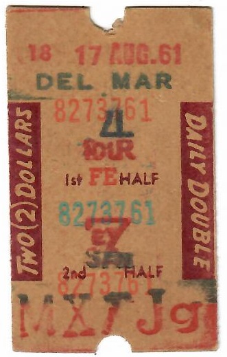 Del Mar Race Track (California) – ticket