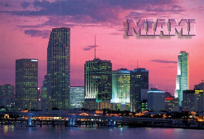 Miami Skyline at Twilight