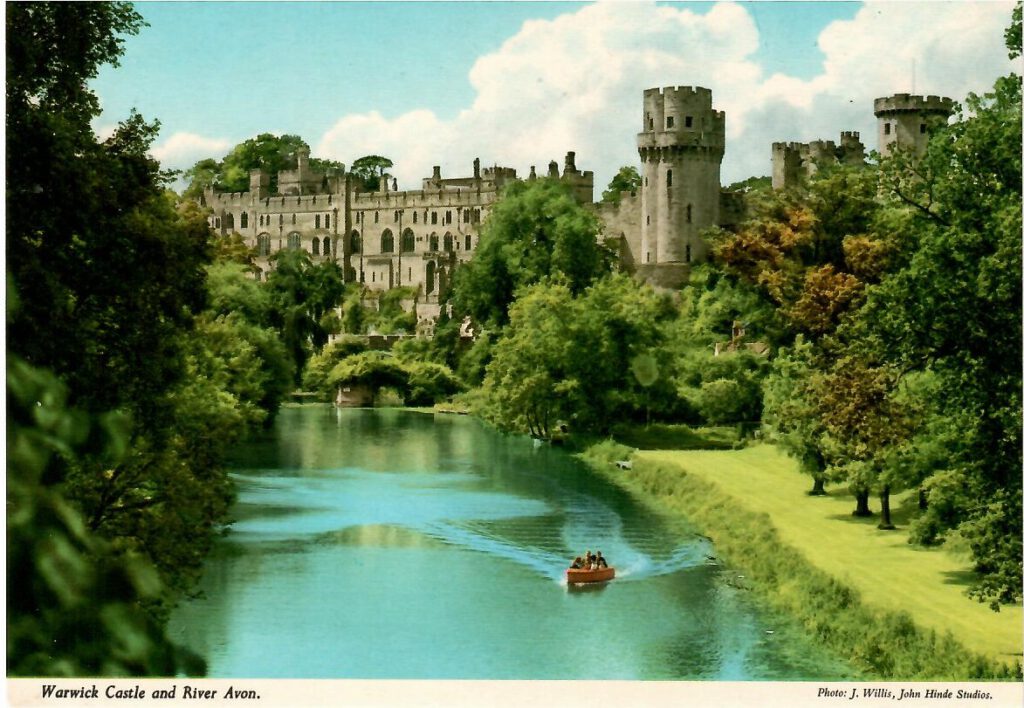 Warwick Castle and River Avon (England)