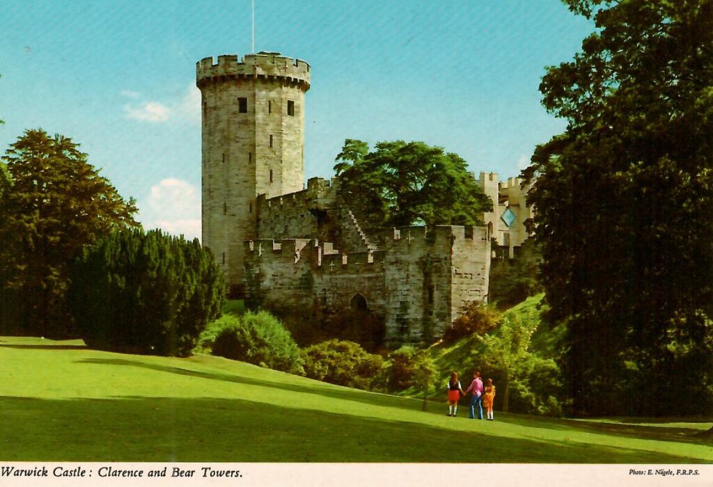 Warwick Castle:  Clarence and Bear Towers (England)