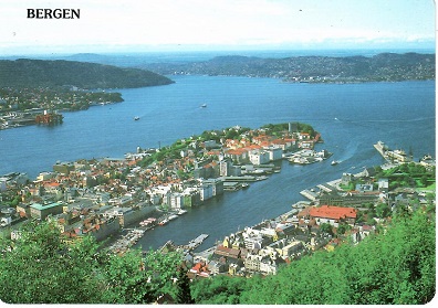 Bergen, View from Fløyen