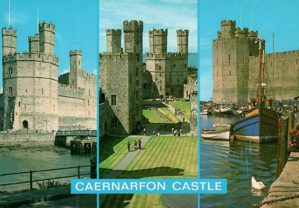 Caernarfon Castle, multiple views